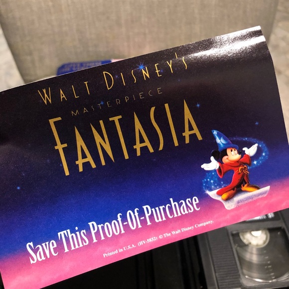 Rare Walt Disney’s FANTASIA Black Diamond VHS - Picture 3 of 8